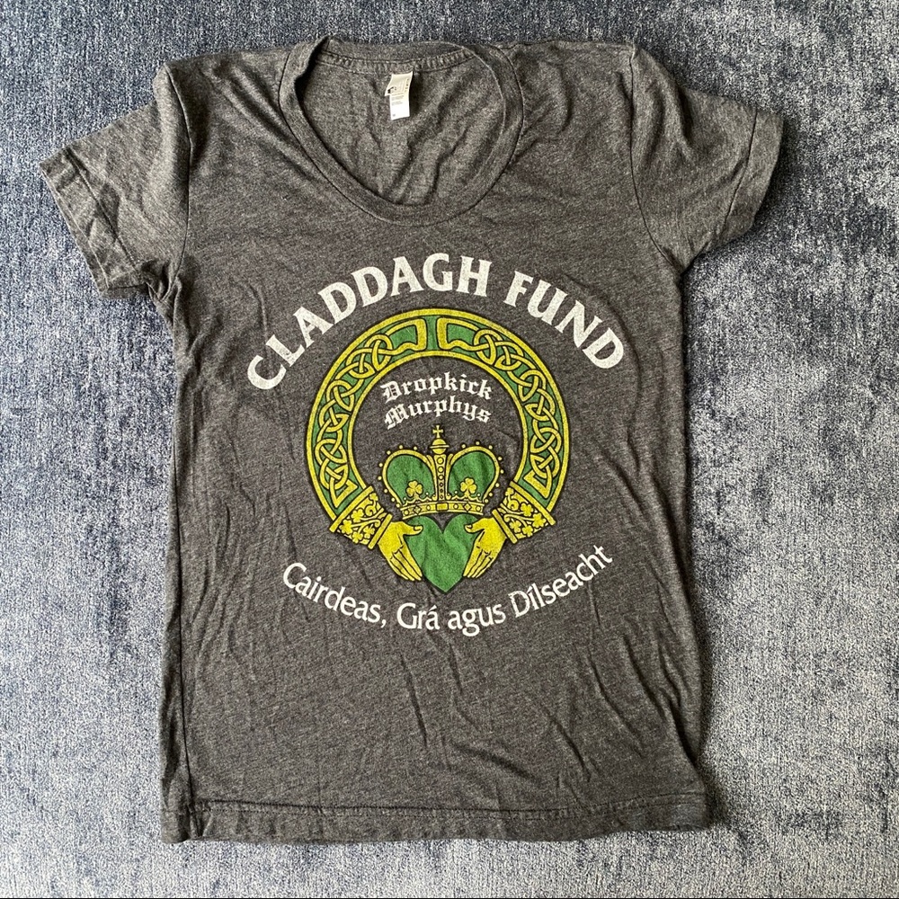 Dropkick Murphys Claddagh shirt - size M - American Apparel